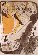 Henri De Toulouse-Lautrec, Jane Avril in the Paris Garden